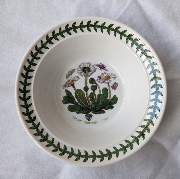 Set 4 Pezzi Portmeirion Giardino Botanico - Piatti E Tazze Floreali, Fatto In UK